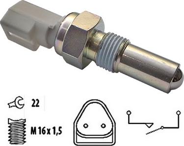 WE PARTS 461640038 - Датчик, переключатель, фара заднего хода autosila-amz.com