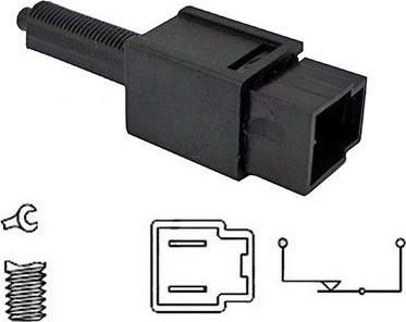 WE PARTS 411630043 - Выключатель фонаря сигнала торможения autosila-amz.com