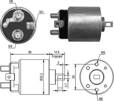 WE PARTS 471480092 - Тяговое реле, соленоид, стартер autosila-amz.com