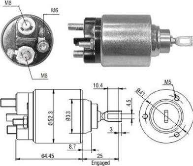 WE PARTS 471480043 - Тяговое реле, соленоид, стартер autosila-amz.com