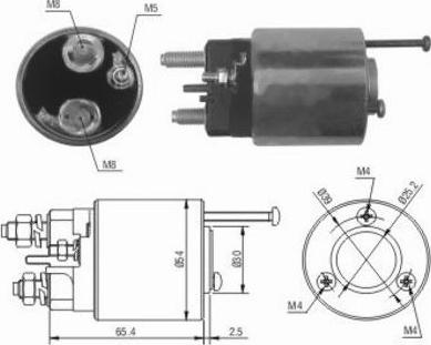 WE PARTS 471480012 - Тяговое реле, соленоид, стартер autosila-amz.com