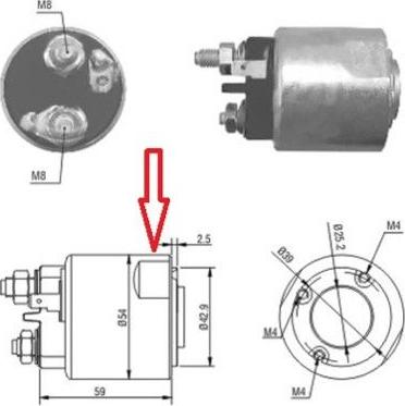 WE PARTS 471480086 - Тяговое реле, соленоид, стартер autosila-amz.com