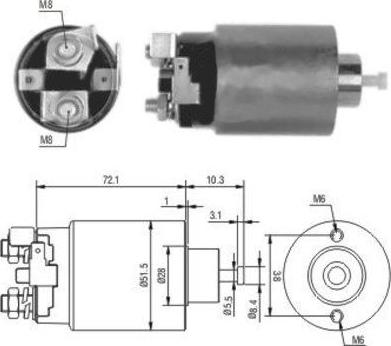 WE PARTS 471480025 - Тяговое реле, соленоид, стартер autosila-amz.com