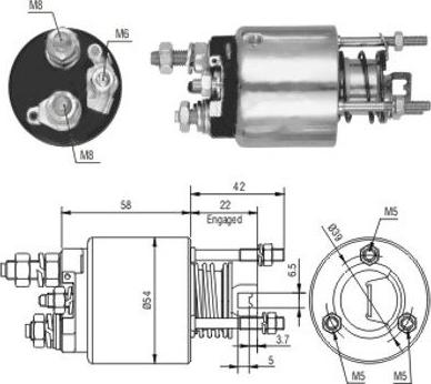 WE PARTS 471480078 - Тяговое реле, соленоид, стартер autosila-amz.com