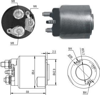 WE PARTS 471480197 - Тяговое реле, соленоид, стартер autosila-amz.com