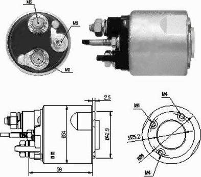 WE PARTS 471480159 - Тяговое реле, соленоид, стартер autosila-amz.com