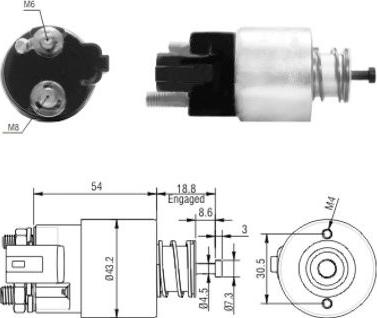 WE PARTS 471480155 - Тяговое реле, соленоид, стартер autosila-amz.com