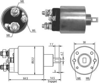 WE PARTS 471480166 - Тяговое реле, соленоид, стартер autosila-amz.com