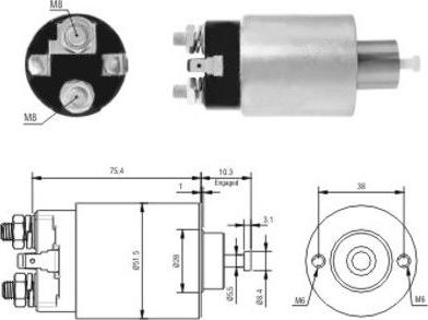 WE PARTS 471480167 - Тяговое реле, соленоид, стартер autosila-amz.com