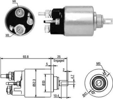 WE PARTS 471480118 - Тяговое реле, соленоид, стартер autosila-amz.com