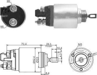 WE PARTS 471480243 - Тяговое реле, соленоид, стартер autosila-amz.com