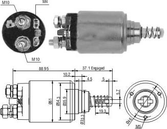 WE PARTS 471480213 - Тяговое реле, соленоид, стартер autosila-amz.com