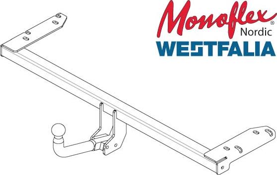 Westfalia 320121600001 - Прицепное устройство, фаркоп autosila-amz.com