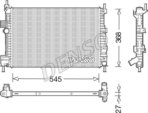 Wilmink Group WG1919043 - Радиатор, охлаждение двигателя autosila-amz.com