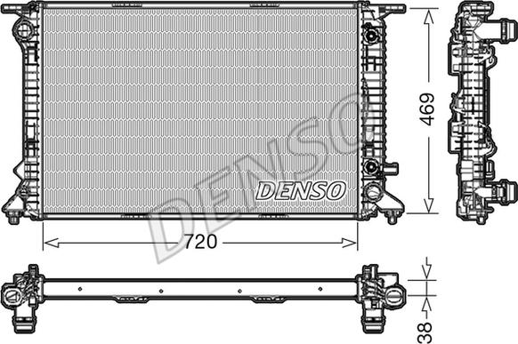 Wilmink Group WG1918825 - Радиатор, охлаждение двигателя autosila-amz.com