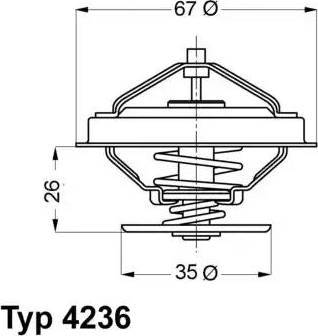 Wilmink Group WG1091700 - Термостат охлаждающей жидкости / корпус autosila-amz.com