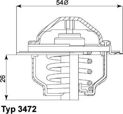 Wilmink Group WG1091609 - Термостат охлаждающей жидкости / корпус autosila-amz.com