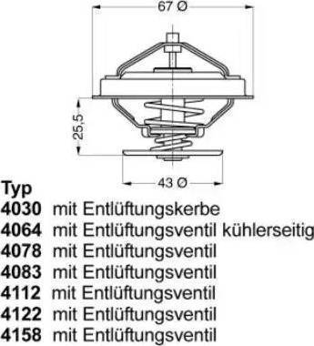 Wilmink Group WG1091634 - Термостат охлаждающей жидкости / корпус autosila-amz.com