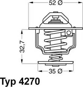 Wilmink Group WG1091715 - Термостат охлаждающей жидкости / корпус autosila-amz.com