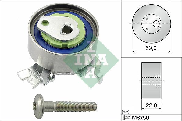 Wilmink Group WG1097458 - Натяжной ролик, зубчатый ремень ГРМ autosila-amz.com