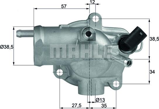 Wilmink Group WG1104041 - Термостат охлаждающей жидкости / корпус autosila-amz.com