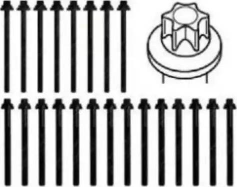 Wilmink Group WG1180972 - Комплект болтов головки цилиндра autosila-amz.com