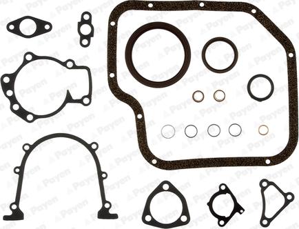 Wilmink Group WG1180151 - Комплект прокладок, блок-картер двигателя autosila-amz.com