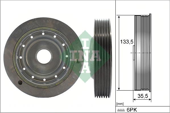 Wilmink Group WG1254406 - Шкив коленчатого вала autosila-amz.com