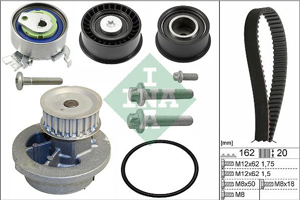 Wilmink Group WG1251799 - Водяной насос + комплект зубчатого ремня ГРМ autosila-amz.com