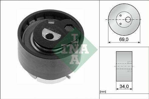 Wilmink Group WG1252592 - Натяжной ролик, зубчатый ремень ГРМ autosila-amz.com