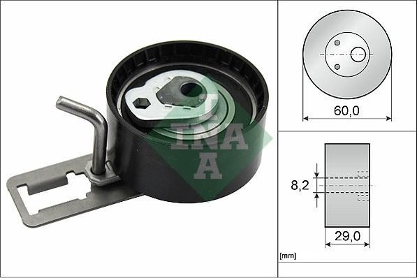 Wilmink Group WG1252647 - Натяжной ролик, зубчатый ремень ГРМ autosila-amz.com