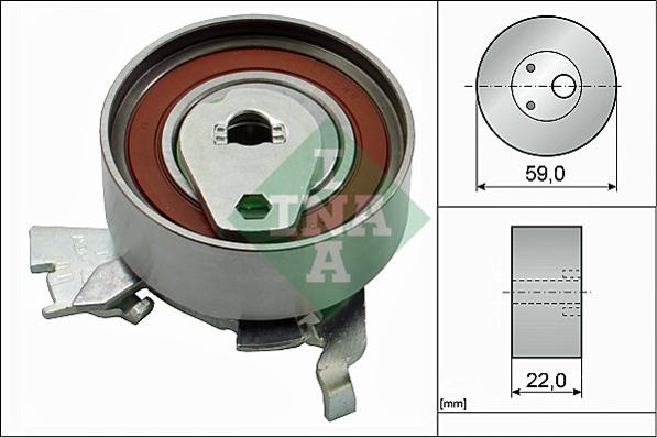 Wilmink Group WG1252264 - Натяжной ролик, зубчатый ремень ГРМ autosila-amz.com