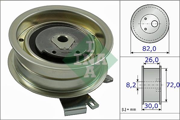 Wilmink Group WG1252217 - Натяжной ролик, зубчатый ремень ГРМ autosila-amz.com