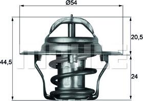 Wilmink Group WG1261795 - Термостат охлаждающей жидкости / корпус autosila-amz.com