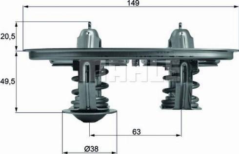 Wilmink Group WG1217858 - Термостат охлаждающей жидкости / корпус autosila-amz.com