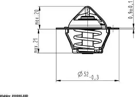 Wilmink Group WG1700061 - Термостат охлаждающей жидкости / корпус autosila-amz.com