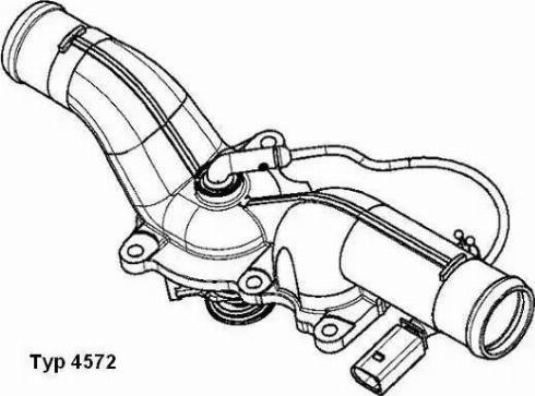 Wilmink Group WG1700155 - Термостат охлаждающей жидкости / корпус autosila-amz.com