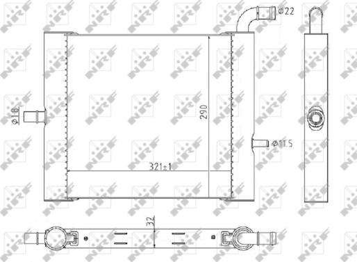 Wilmink Group WG1725599 - Радиатор, охлаждение двигателя autosila-amz.com