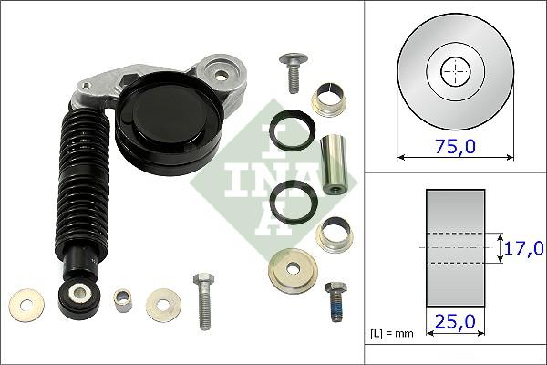 Wilmink Group WG1725056 - Ремонтный комплект, рычаг натяжки поликлинового ремня autosila-amz.com