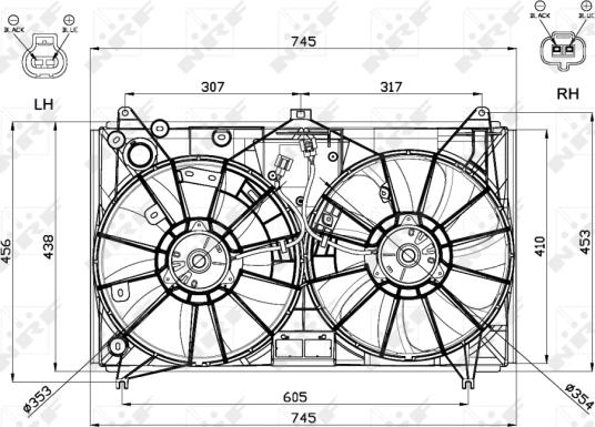 Wilmink Group WG1720532 - Вентилятор, охлаждение двигателя autosila-amz.com