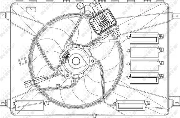 Wilmink Group WG1720576 - Вентилятор, охлаждение двигателя autosila-amz.com