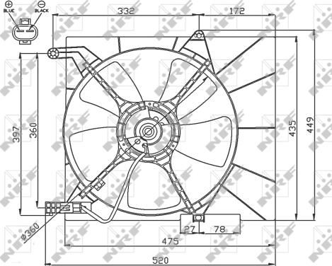 Wilmink Group WG1720676 - Вентилятор, охлаждение двигателя autosila-amz.com