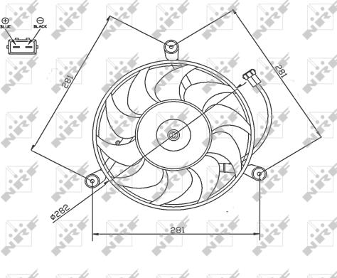 Wilmink Group WG1720670 - Вентилятор, охлаждение двигателя autosila-amz.com