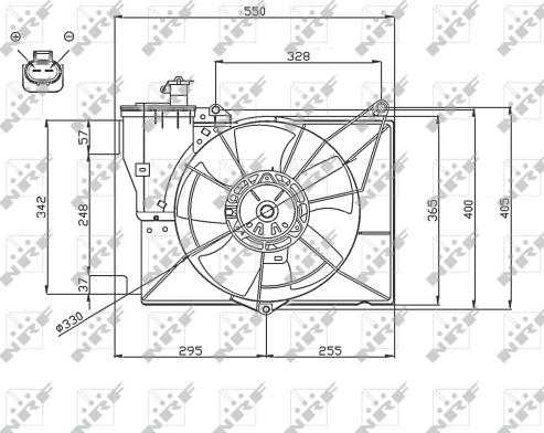 Wilmink Group WG1720671 - Вентилятор, охлаждение двигателя autosila-amz.com