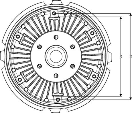 Wilmink Group WG2161886 - Сцепление, вентилятор радиатора autosila-amz.com
