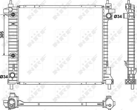 Wilmink Group WG1721989 - Радиатор, охлаждение двигателя autosila-amz.com