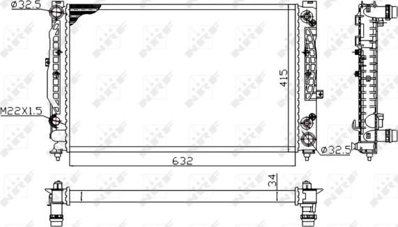 Wilmink Group WG1721699 - Радиатор, охлаждение двигателя autosila-amz.com