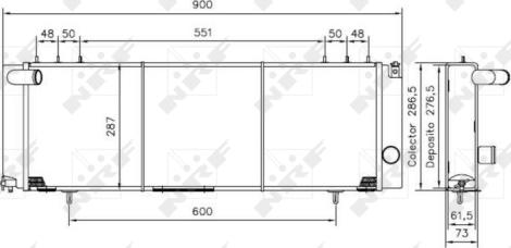 Wilmink Group WG1721172 - Радиатор, охлаждение двигателя autosila-amz.com