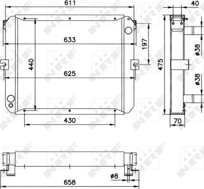 Wilmink Group WG1721864 - Радиатор, охлаждение двигателя autosila-amz.com