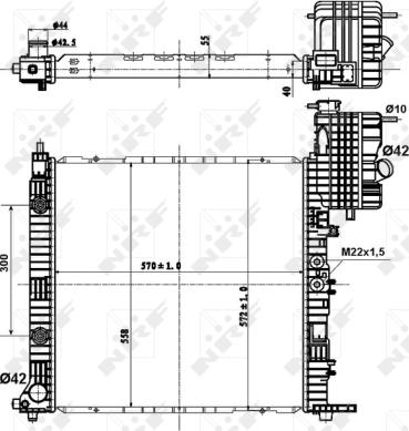 Wilmink Group WG1721394 - Радиатор, охлаждение двигателя autosila-amz.com